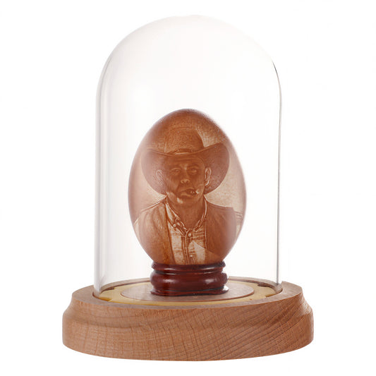 Egg Carving - Custom Hand-Carved Portrait from Your Photo