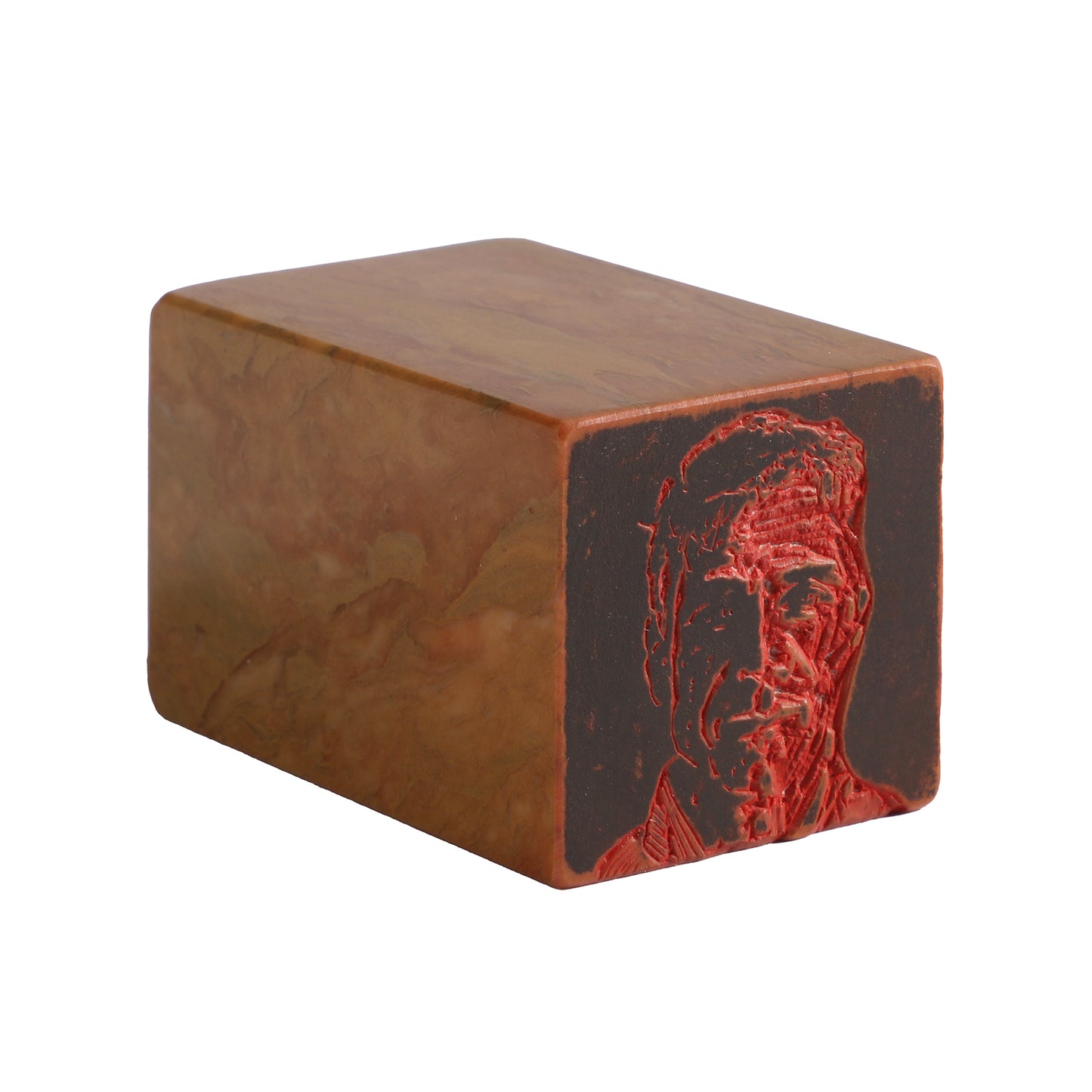 Custom Portrait Stamp - Personalized Photo Stamp, Hand-Carved